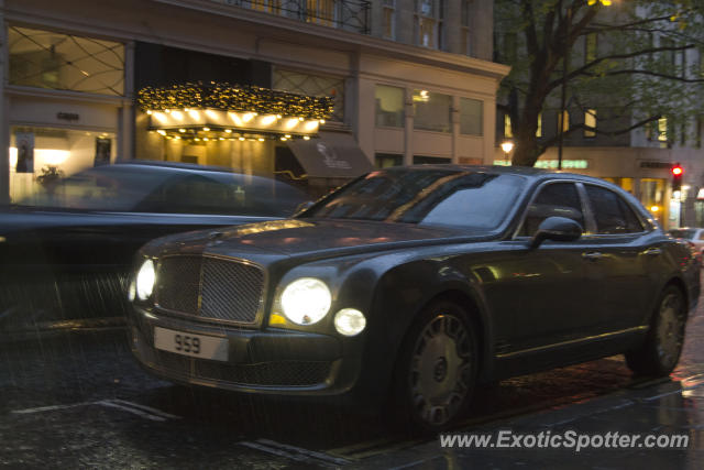 Bentley Mulsanne spotted in London, United Kingdom