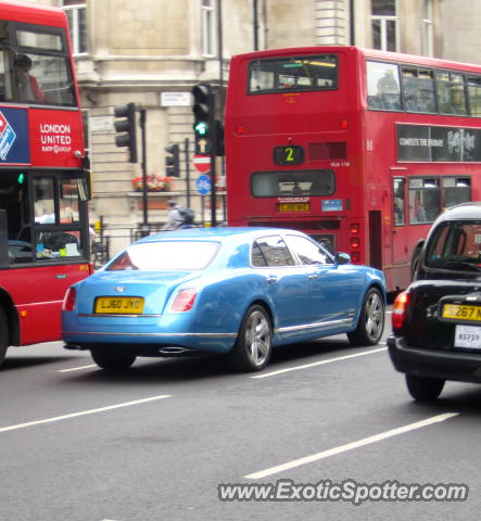 Bentley Mulsanne spotted in London, United Kingdom