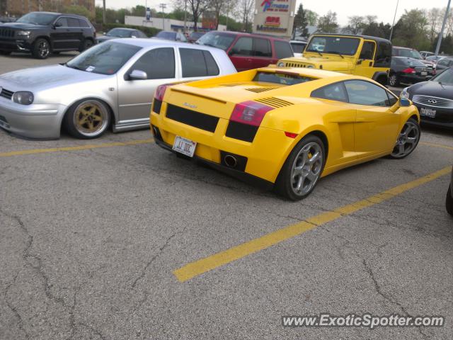Lamborghini Gallardo spotted in Niles, Illinois