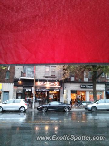 Audi R8 spotted in Montreal, Canada