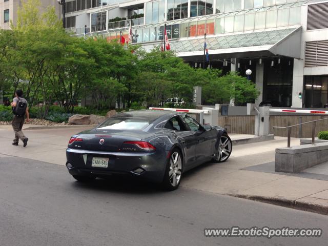 Fisker Karma spotted in Toronto, Canada