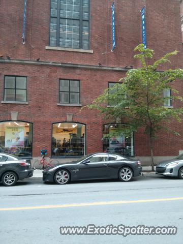 Maserati GranTurismo spotted in Montreal, Canada