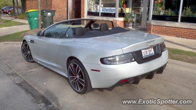Aston Martin DBS spotted in Highland Park, Illinois