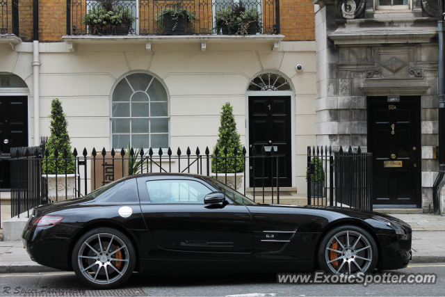 Mercedes SLS AMG spotted in London, United Kingdom