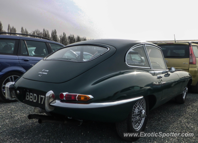 Jaguar E-Type spotted in Manchester, United Kingdom