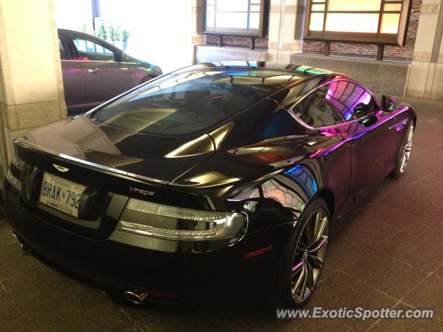 Aston Martin Virage spotted in Toronto, Canada