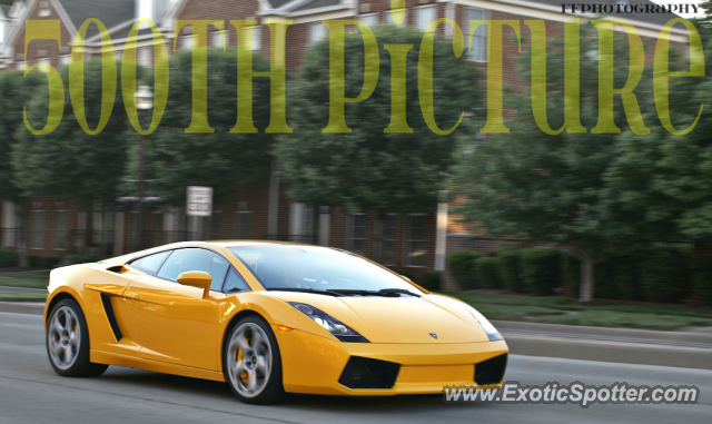 Lamborghini Gallardo spotted in Carmel, Indiana