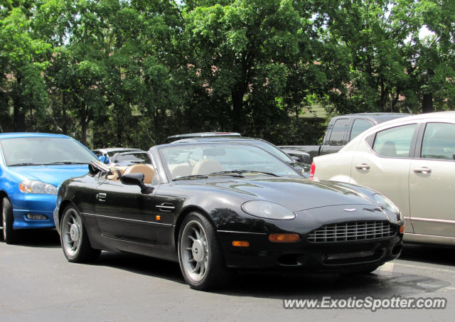 Aston Martin DB7 spotted in New Albany, Ohio