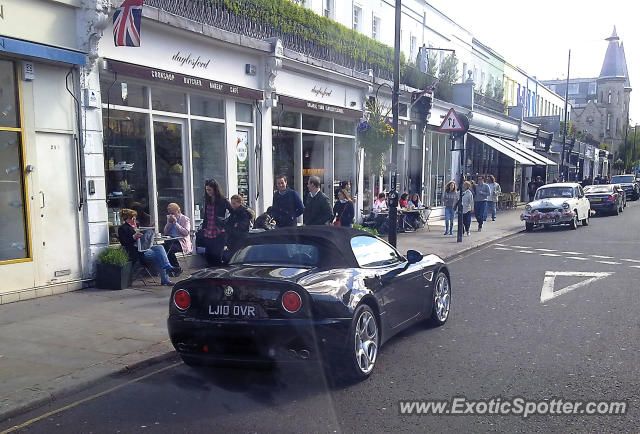 Alfa Romeo 8C spotted in London, United Kingdom