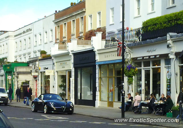 Alfa Romeo 8C spotted in London, United Kingdom