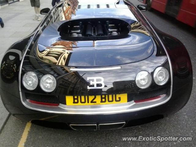 Bugatti Veyron spotted in London, United Kingdom