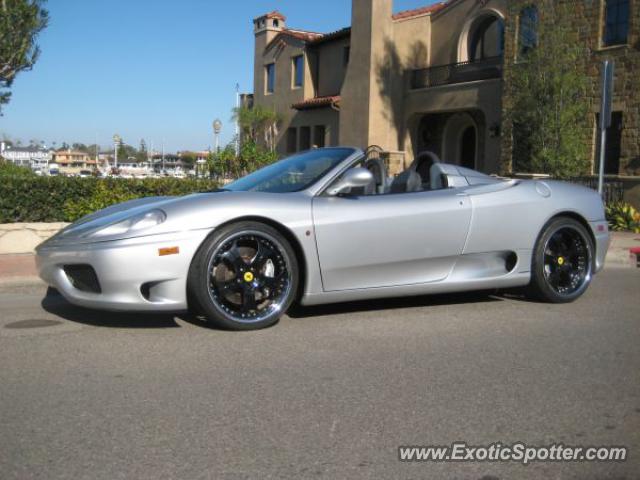 Ferrari 360 Modena spotted in Newport beach, California