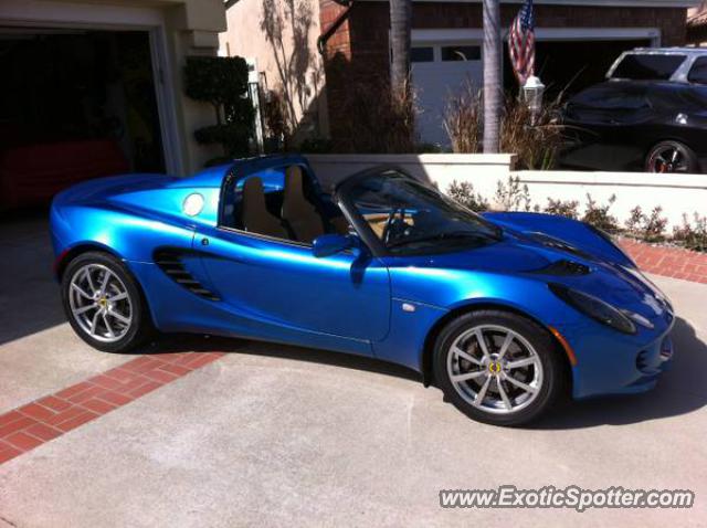 Lotus Elise spotted in Anaheim Hills, California