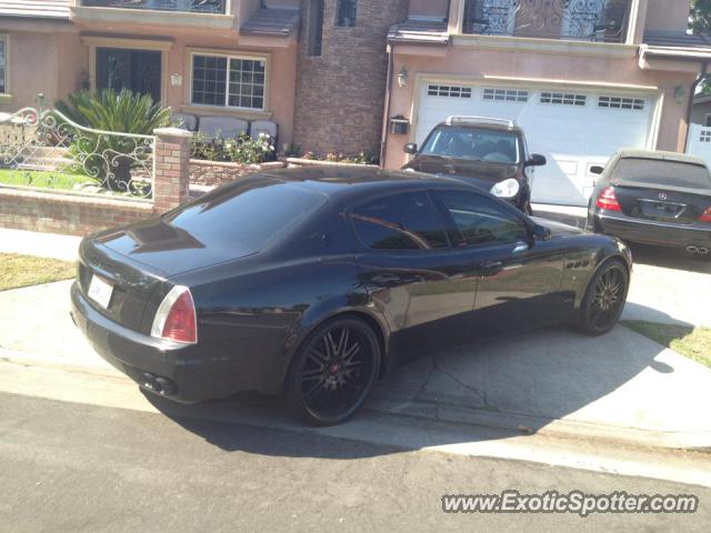 Maserati Quattroporte spotted in North hollywood, California