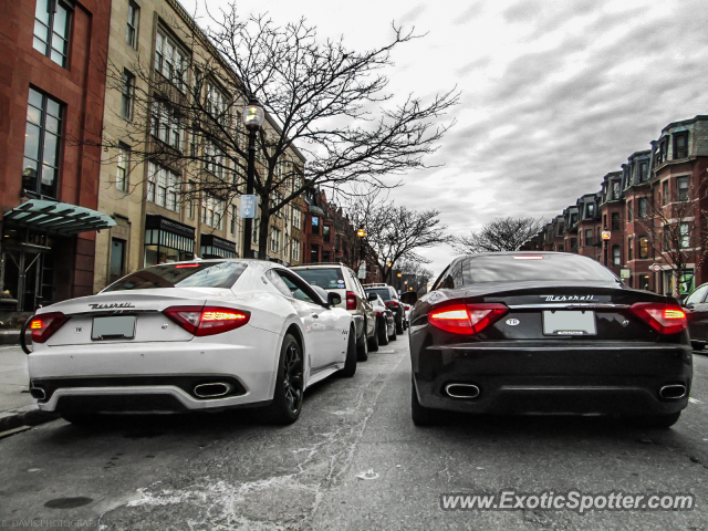Maserati GranTurismo spotted in Boston, Massachusetts