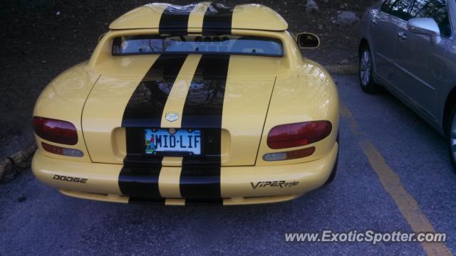 Dodge Viper spotted in Newtown, Connecticut