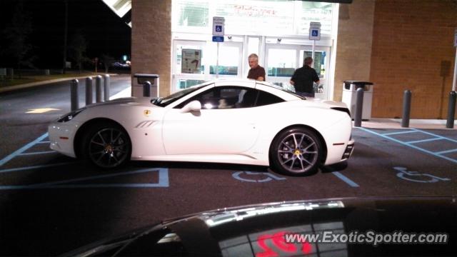 Ferrari California spotted in Semmes, Alabama