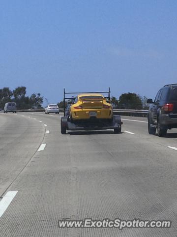 Porsche 911 GT2 spotted in I-5N San Diego, California