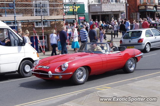 Jaguar E-Type spotted in Scarborough, United Kingdom