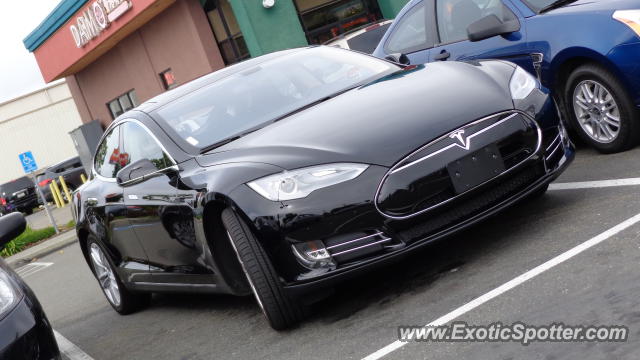 Tesla Model S spotted in San Francisco, California