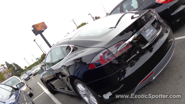 Tesla Model S spotted in San Francisco, California