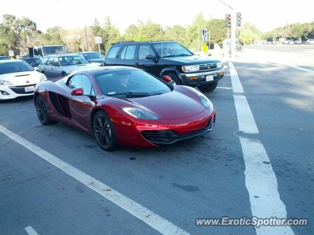 Mclaren MP4-12C spotted in Palo Alto, California