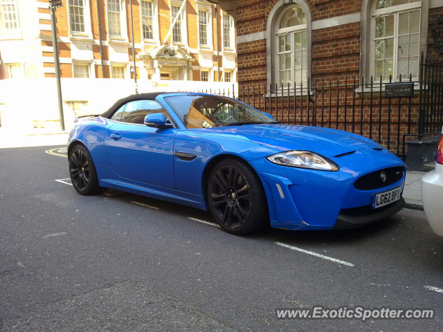 Jaguar XKR-S spotted in London, United Kingdom