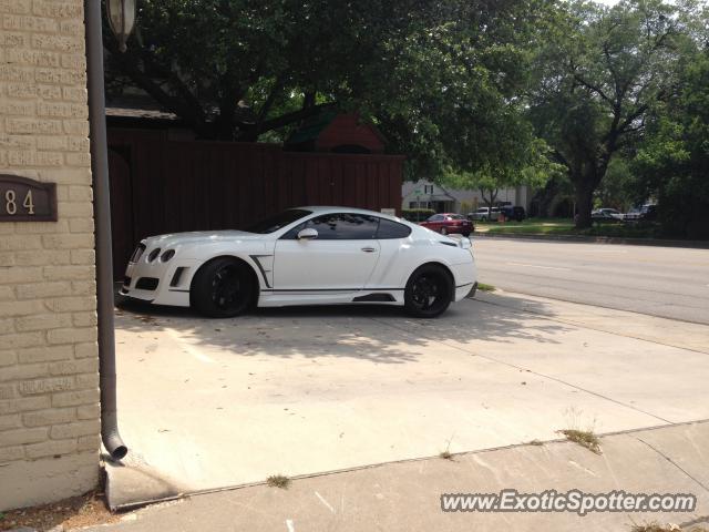 Bentley Continental spotted in Dallas, Texas