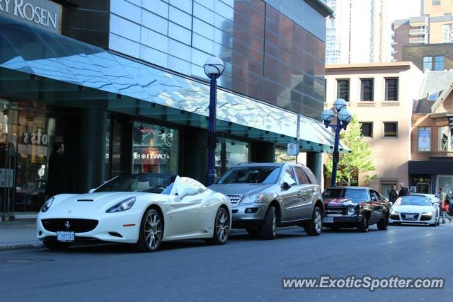 Ferrari California spotted in Toronto, Canada