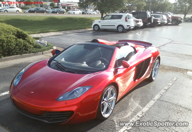 Mclaren MP4-12C spotted in Fishers, Indiana