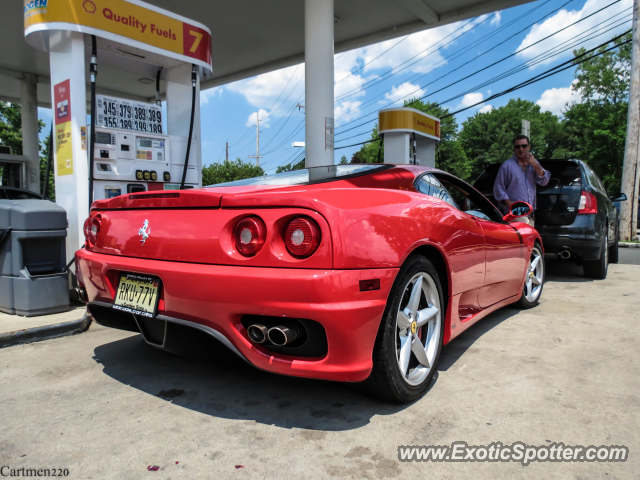 Ferrari 360 Modena spotted in Wayne, New Jersey