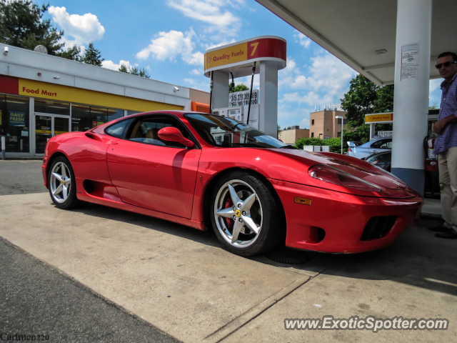 Ferrari 360 Modena spotted in Wayne, New Jersey