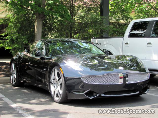 Fisker Karma spotted in New Albany, Ohio