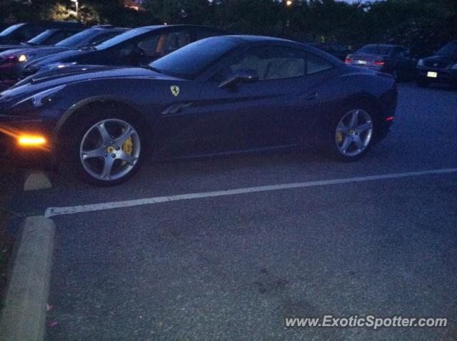 Ferrari California spotted in Duck, North Carolina