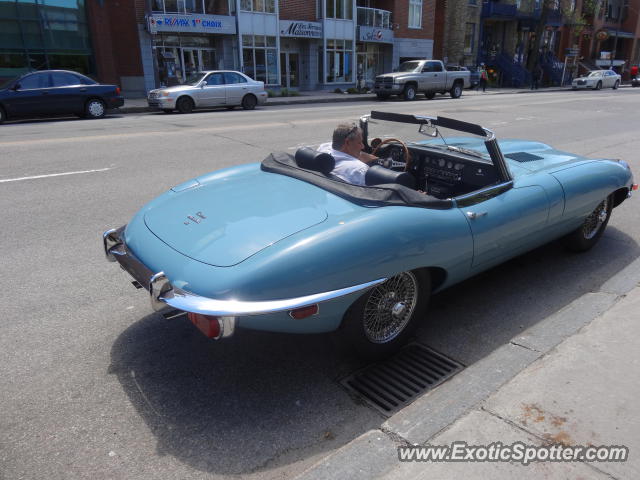 Jaguar E-Type spotted in Quebec city, Canada