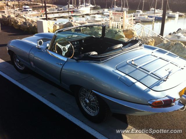Jaguar E-Type spotted in St palais, France