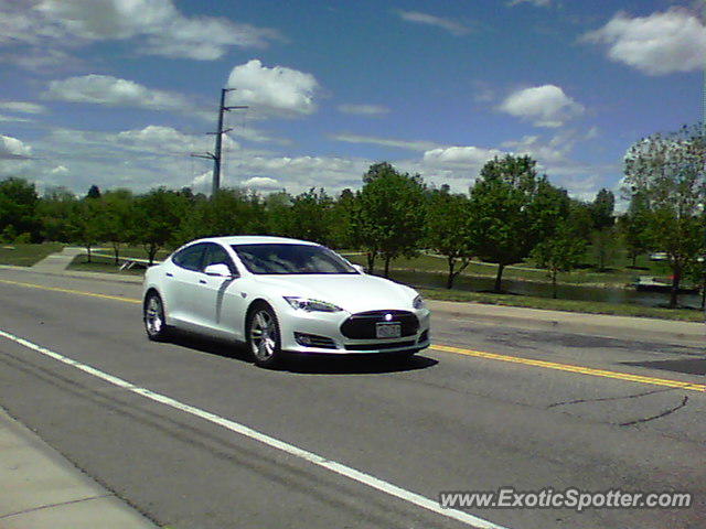 Tesla Model S spotted in Greenwood, Colorado