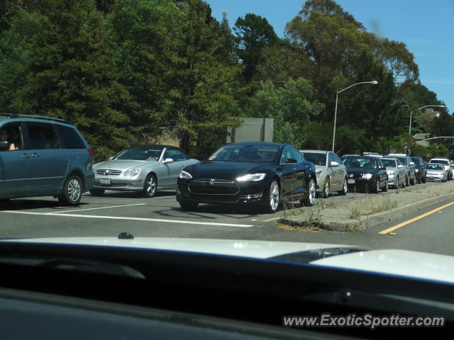 Tesla Model S spotted in Tiburon, California