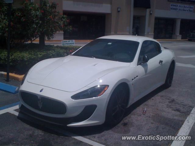 Maserati GranTurismo spotted in Boca Raton, Florida