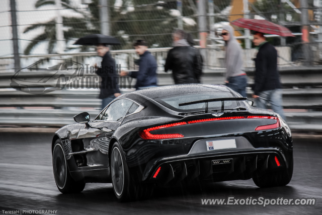 Aston Martin One-77 spotted in Monte Carlo, Monaco