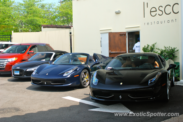 Ferrari 458 Italia spotted in Greenwich, Connecticut