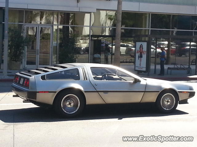 DeLorean DMC-12 spotted in Beverly Hills, California