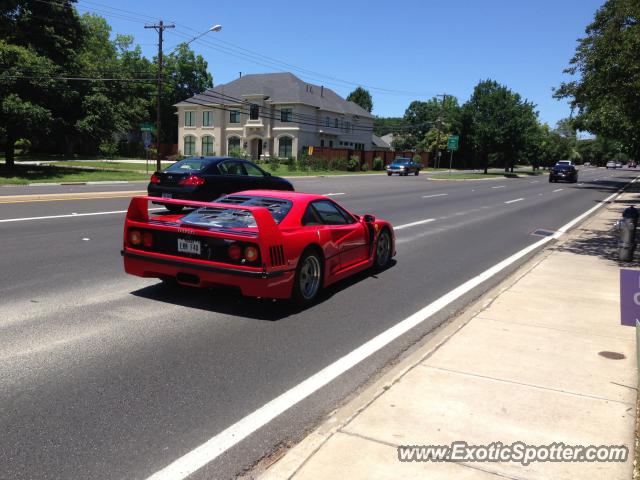 Ferrari F40 spotted in Dallas, Texas