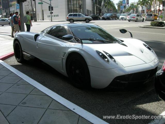 Pagani Huayra spotted in Beverly Hills, California