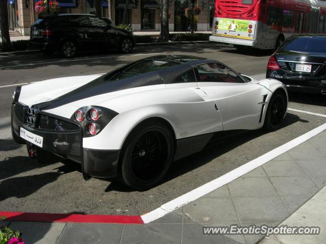 Pagani Huayra spotted in Beverly Hills, California