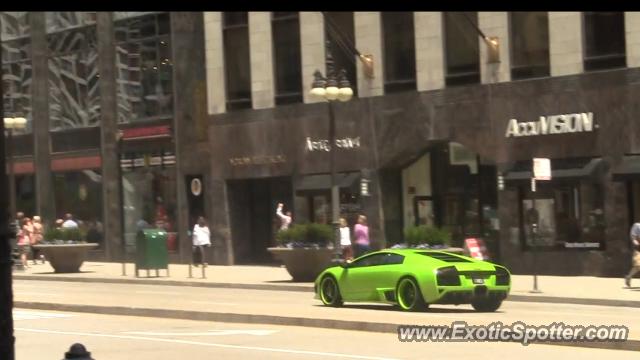 Lamborghini Murcielago spotted in Chicago, Illinois