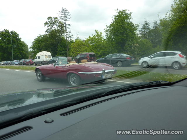 Jaguar E-Type spotted in Woluwe, Belgium