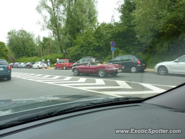 Jaguar E-Type spotted in Woluwe, Belgium