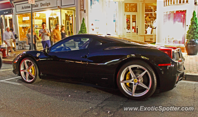 Ferrari 458 Italia spotted in Red Bank, New Jersey
