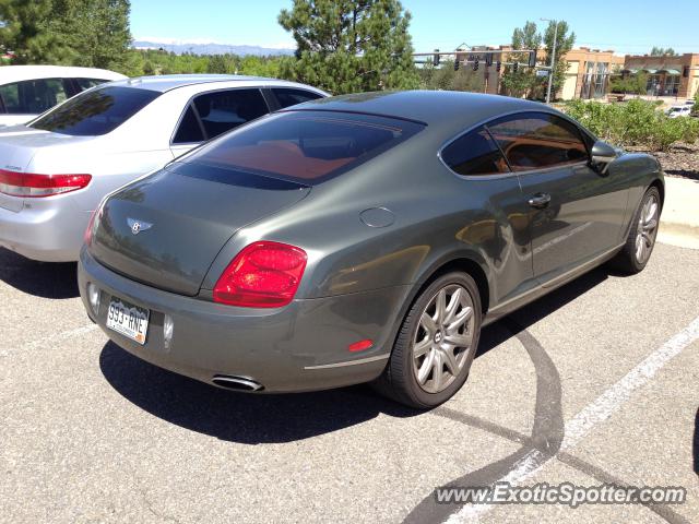 Bentley Continental spotted in Broomfield, Colorado